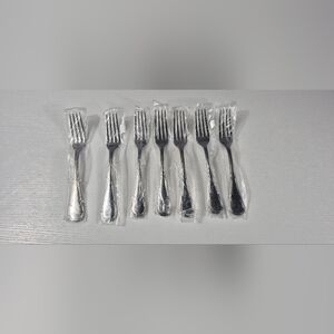 Mikasa Polished Silver Dinner Forks - Set of 6